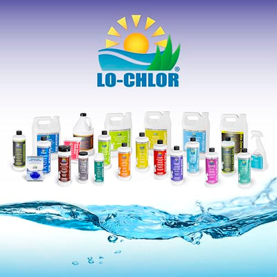 Lo-Chlor Ultra Zyme - Pool Enzyme Treatment - Eliminates Scum Lines & Reduces Chlorine Demand (32 Oz)