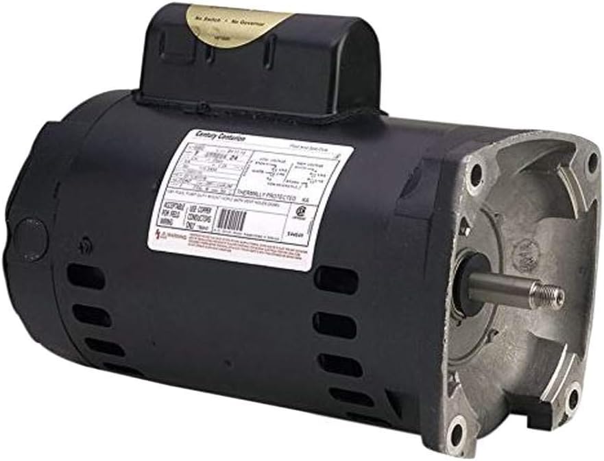 Century (A.O Smith) Centurion® B2852 Pool/Spa Pump Motor; 0.75HP, 115/230V, 56Y, Square Flange