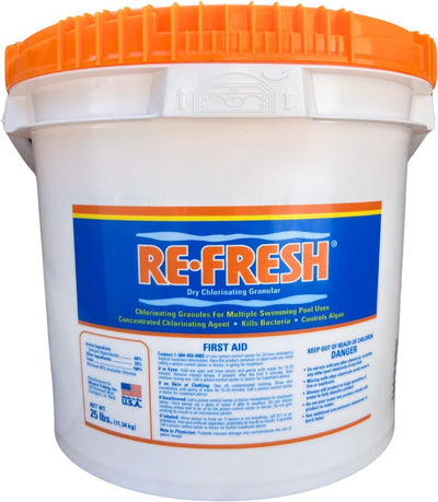 Refresh 68% Calcium Hypochlorite Granular Chlorine, 25 lb