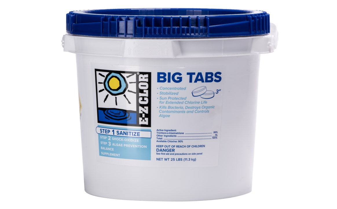 E-Z Clor Big Tabs 3" Chlorine Tablets