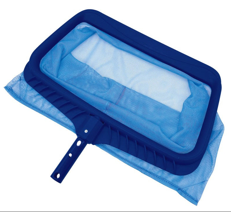 PoolStyle Heavy Duty Leaf Rake with ABS Frame and Nylon Mesh Net