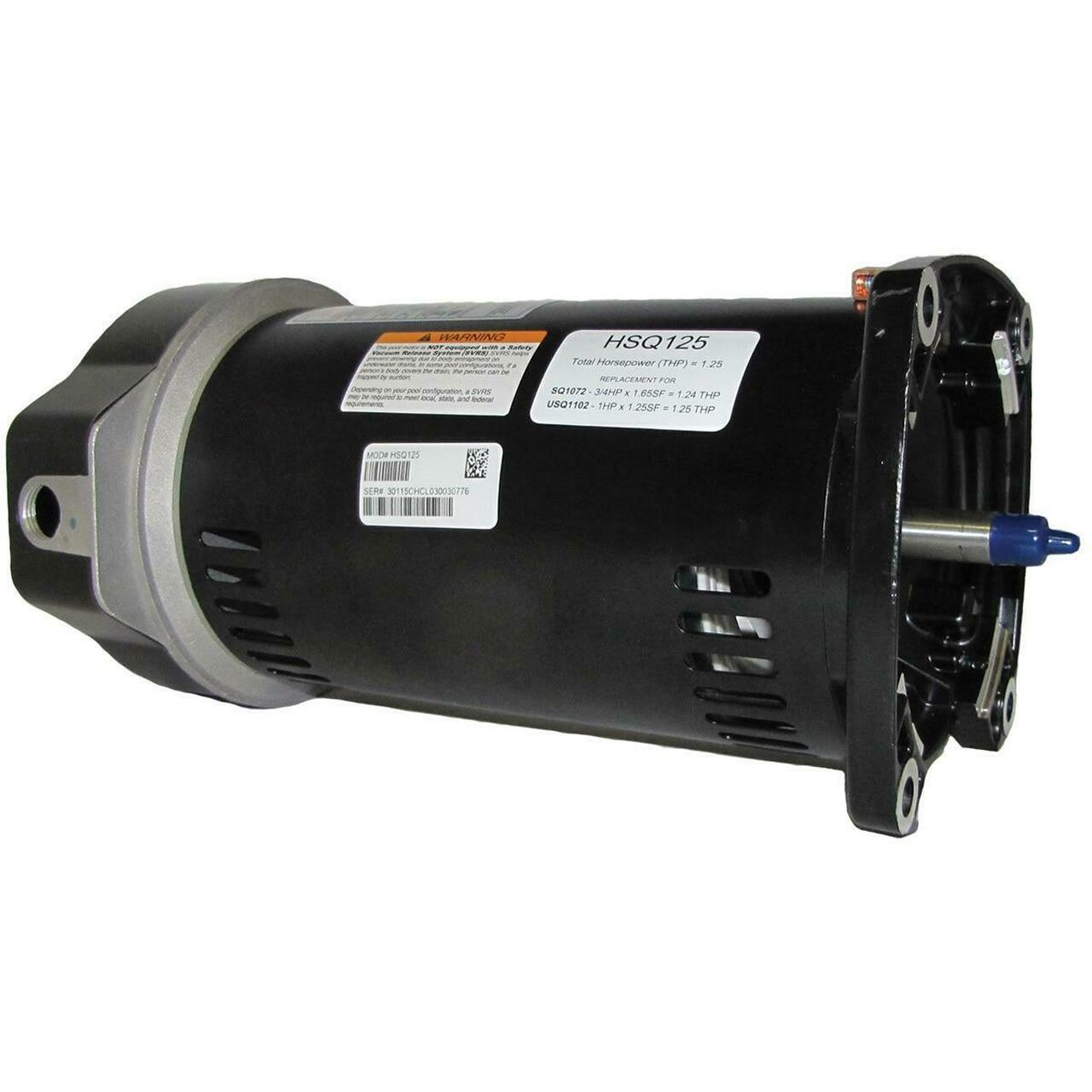 A.O. Smith/Century HSQ125 Centurion Pro 1.25 HP 115V/230V Square Flange Motor