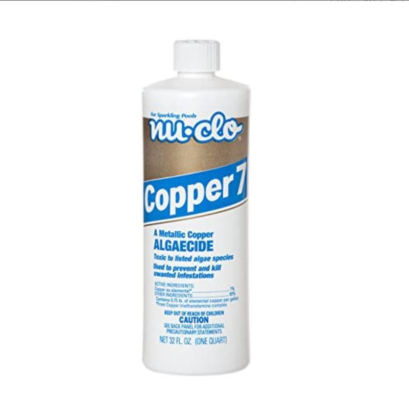 Nu-Clo Copper 7 Algaecide for Swimming Pools Hot Tubs & Spas