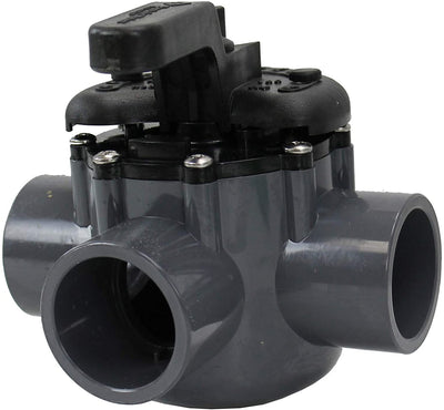 Pentair 263037 3-Way PVC 1-1/2 inch (2 inch slip outside) Pool And Spa Diverter Valve