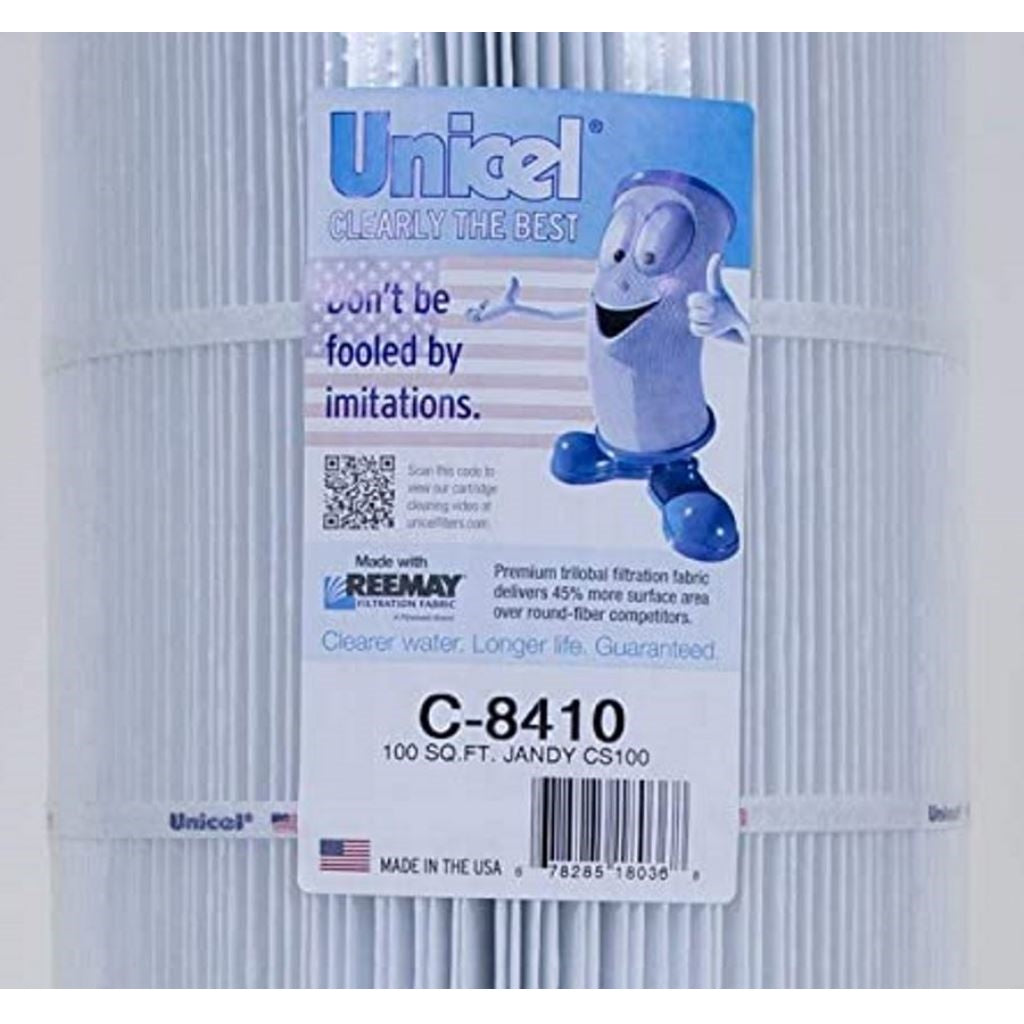 Unicel C-8410 Swimming Pool & Spa Replacement Filter Cartridge for 100 sq. ft. Jandy CS100