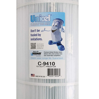 Unicel C-9410 Swimming Pool & Spa Replacement Filter Cartridge for Pentair Clean & Clear 100 | Posi-Clear PXCRP 100 | 100 sq. ft. Predator